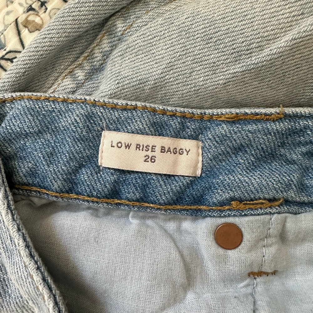 Pacific Sunwear Low Rise Baggy Jeans - Light Blue - Picture 2 of 6
